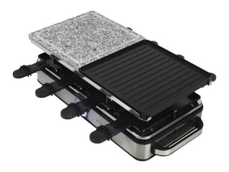 162635 Raclette 8 Stone en Grill Deluxe